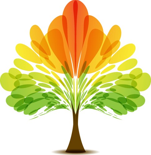 Autumn tree maple Royalty Free Vector Image - VectorStock