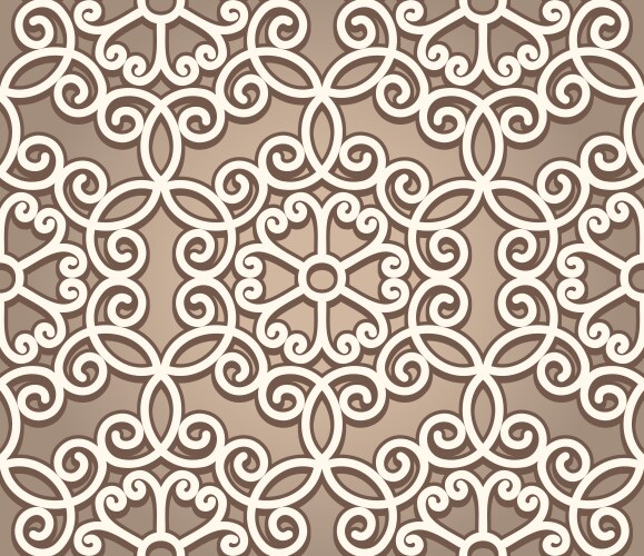 Vintage lace pattern vector image