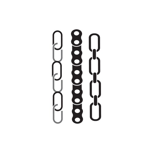 Chain logo Royalty Free Vector Image - VectorStock