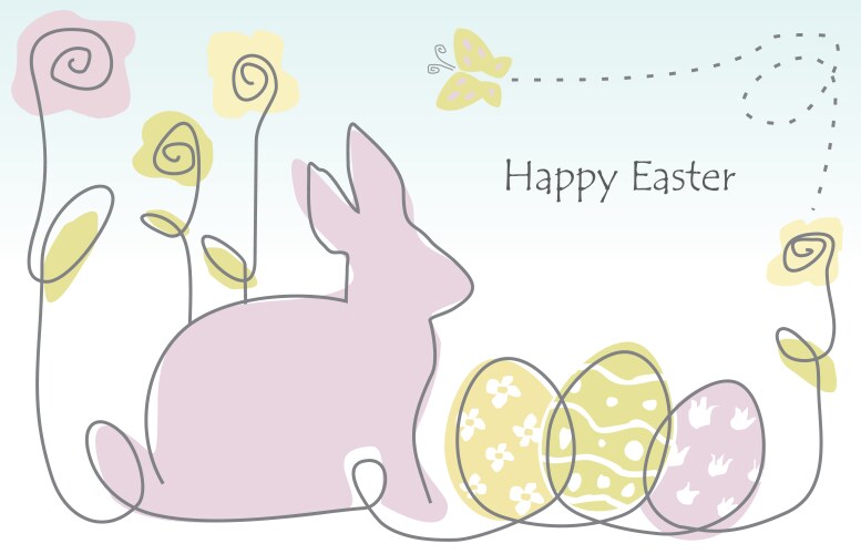 Template easter greeting card Royalty Free Vector Image