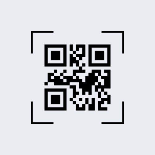 Scan qr code camera view capturing digital vector image