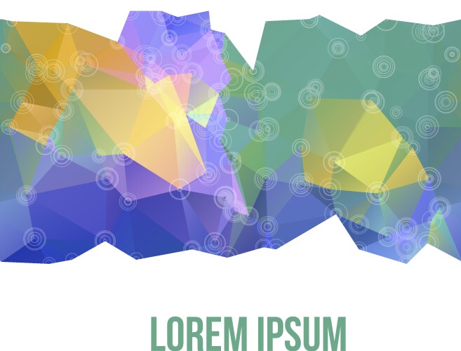 Colorful seamless triangles background vector image