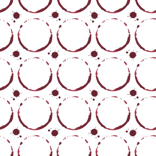 Seamless pattern with wine stains Royalty Free Vector Image