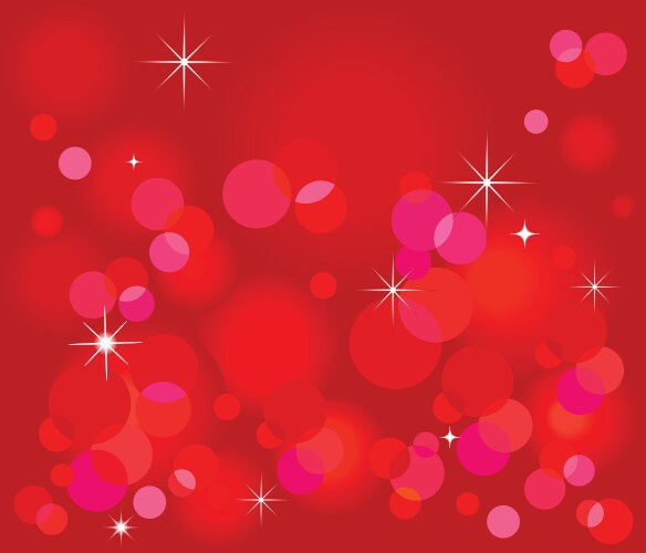 Red bokeh background Royalty Free Vector Image
