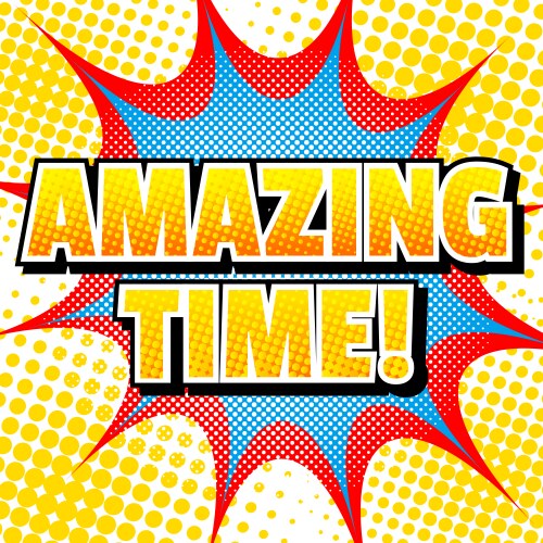Abstract comic light template Royalty Free Vector Image