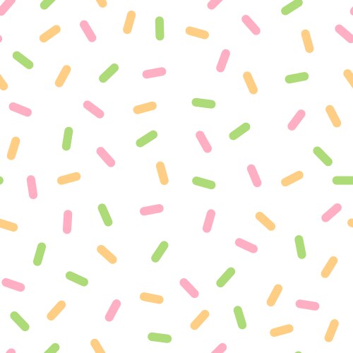 Seamless pattern with many decorative sprinkles Vector Image