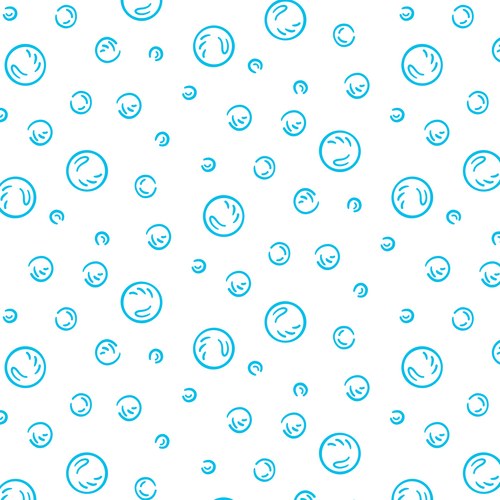 Water Bubbles Seamless Pattern – Royalty-Free Vector | VectorStock
