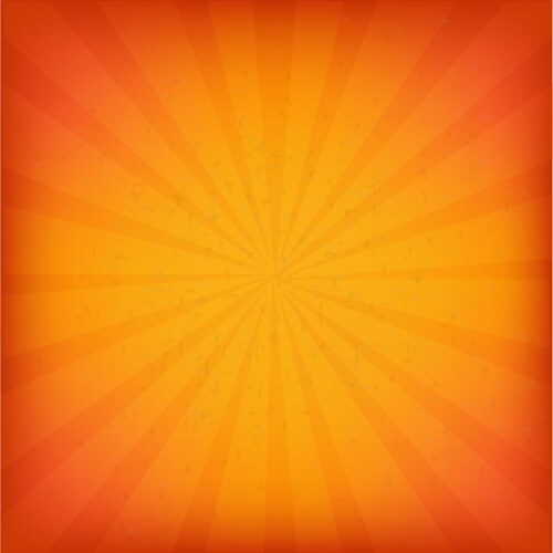 orange burst grunge background vector image