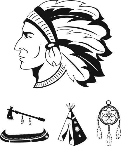 Native American Tomahawk Vector Images (over 1,200)