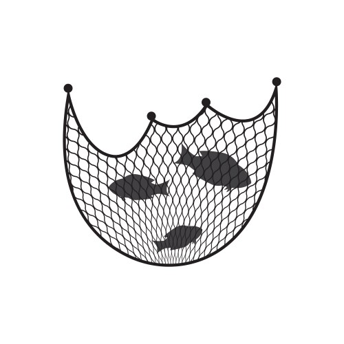 Fishing net icon template – Royalty-Free Vector | VectorStock