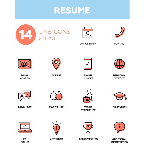 Resume Vector Images (over 40,000)