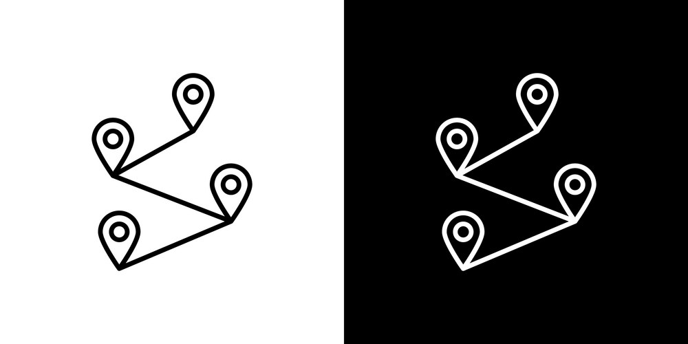 Walking distance icon Vector Images & Graphics for Commercial Use ...