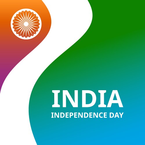 India independence day vector image