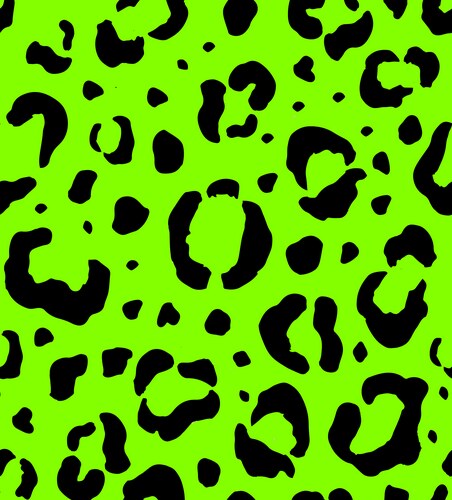 neon green leopard dress Bright Green Leopard Print Longline Fashion Hoodie main image 1
