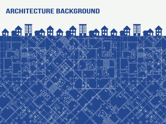 Architecture blueprint plan Royalty Free Vector Image