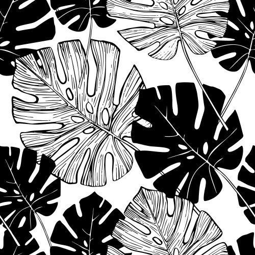 Seamless diamond pattern tropical birds palms Vector Image