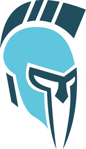 Spartan logo design Vector Image