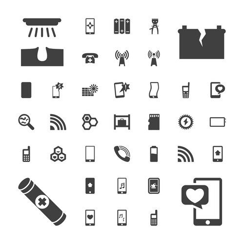 Cell icons (36770759) – Free Vector | VectorStock