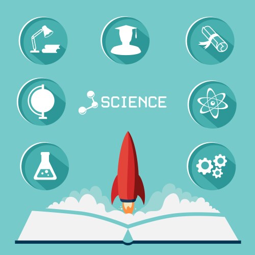 Rocket launch Royalty Free Vector Image - VectorStock