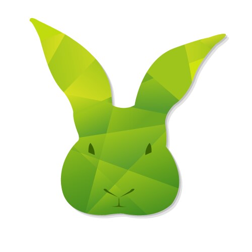 Rabbit set isolated Royalty Free Vector Image - VectorStock