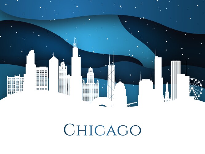 Chicago Skyline Vector Images (over 890)