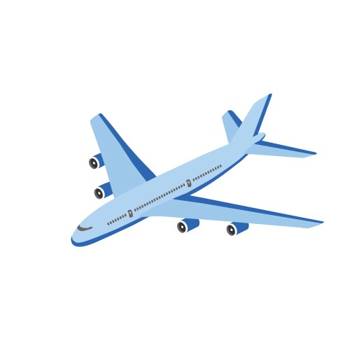 Airplane boarding isometric composition Royalty Free Vector