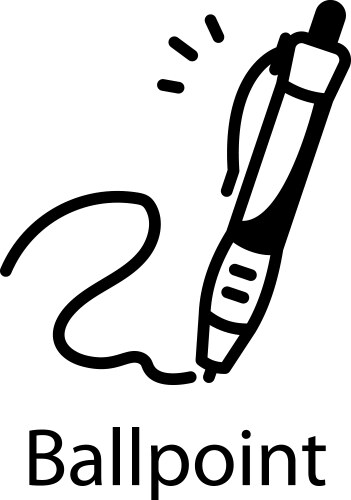 Ballpoint Royalty Free Vector Image - VectorStock