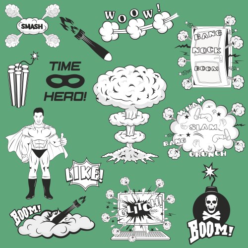 Comic Elements Vector Images (over 180,000)