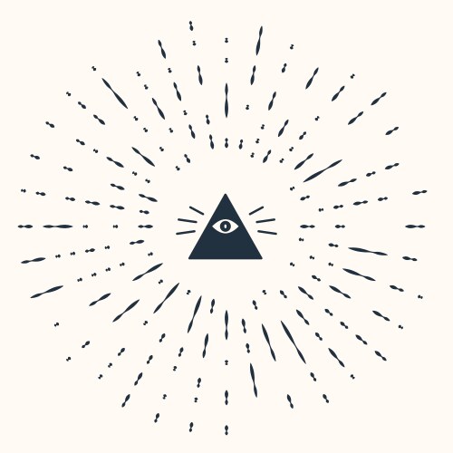 All-Seeing Eye Symbol Vector Image