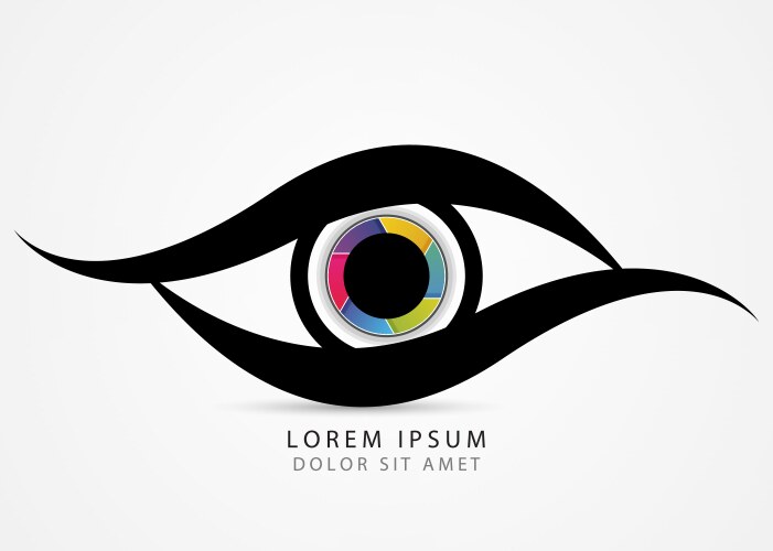 Eye scan iconeye scanner biometric recognition Vector Image