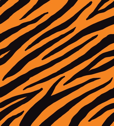 Tiger print pattern Royalty Free Vector Image - VectorStock