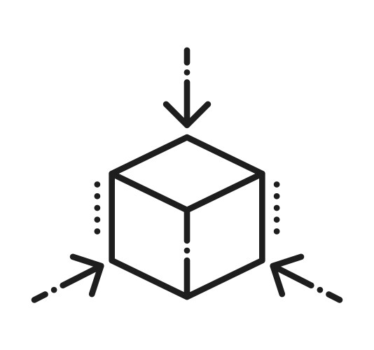Scalability icon resize and scale reduce expand vector image