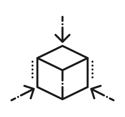 scalability icon resize and scale reduce expand vector image