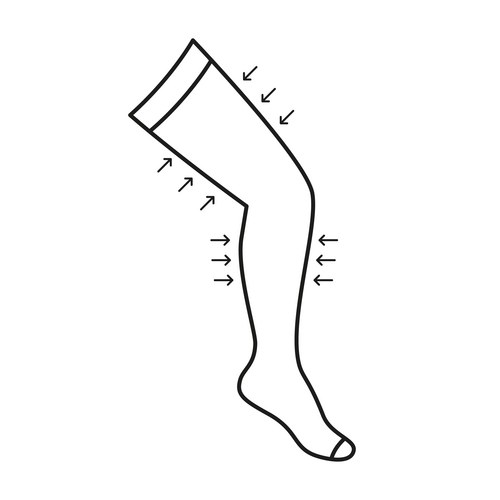 Compression Legwear for Sport – Royalty-Free Vector | VectorStock