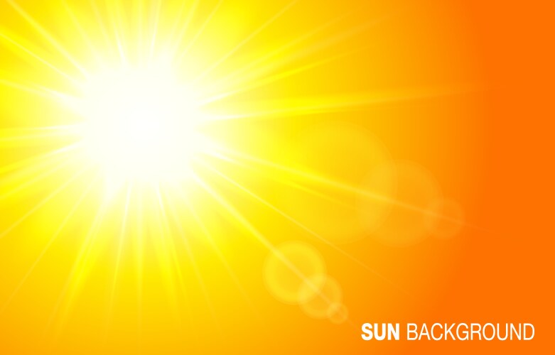 Summer sun background Royalty Free Vector Image