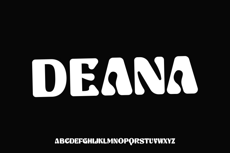 Display alphabet typeface font design Royalty Free Vector