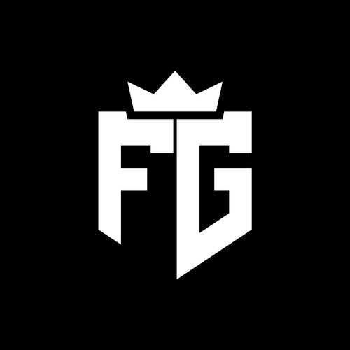 Creative initial letters fg logo designs bundle – Royalty-Free Vector ...