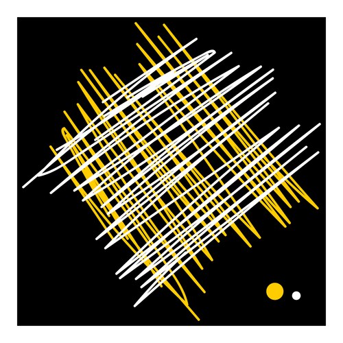 Abstract Hatching Lines Vector Image