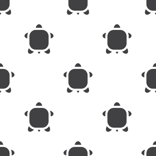 turtle seamless pattern vector