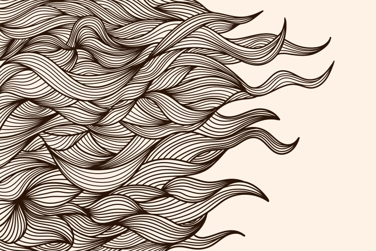 Abstract dynamic wavy lines background Royalty Free Vector
