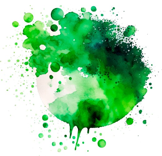 Abstract Watercolor Paint Splatter Vector Image