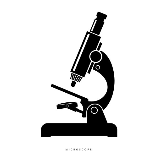 Light Microscope Vector Linear microscope Royalty Free Vector Image - VectorStock