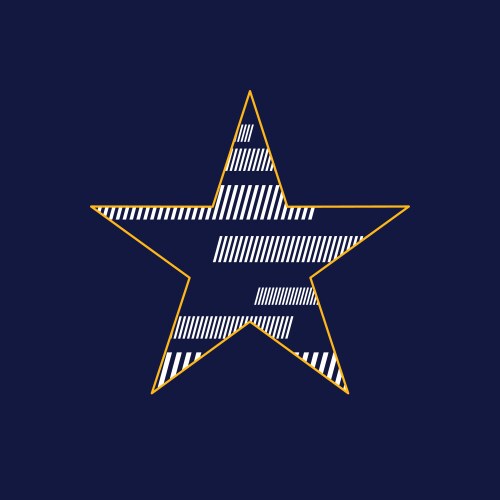 Design element with dynamic lines in flat vektorbild