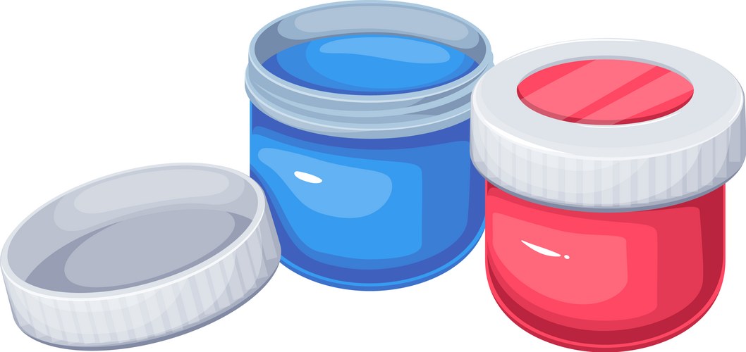Paint bottles set Vector Image