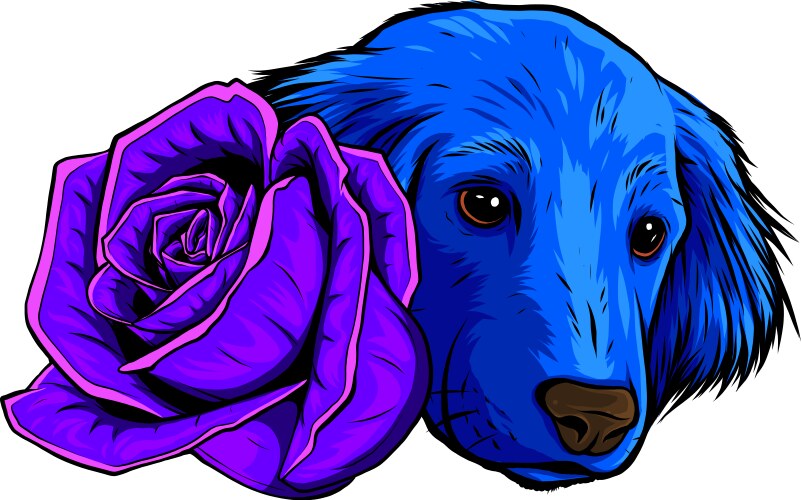 Flower Dog Vector Images (over 9,700)