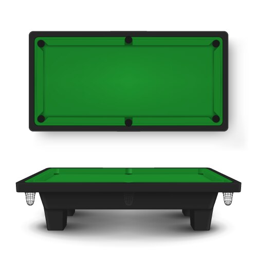 Pool table top view Royalty Free Vector Image - VectorStock