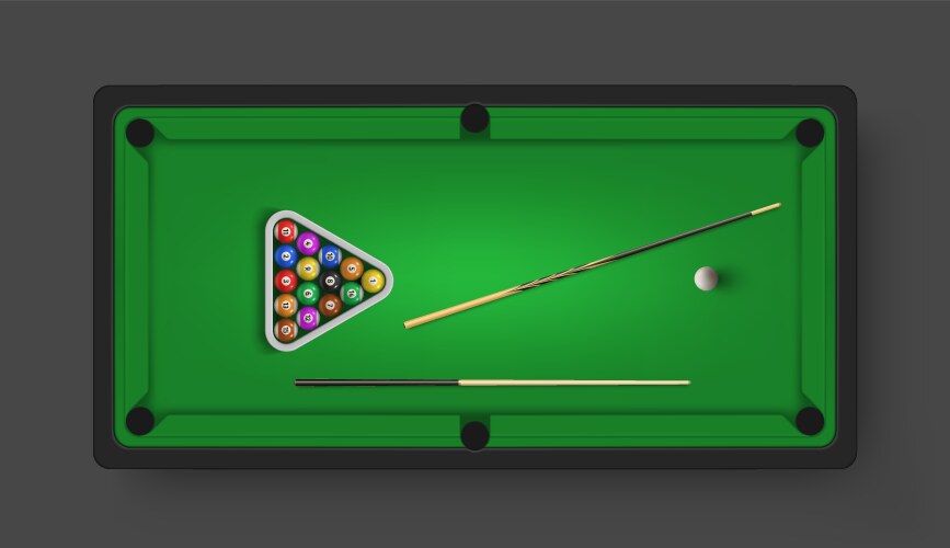 Pool Table Top View Vector Images (over 410)