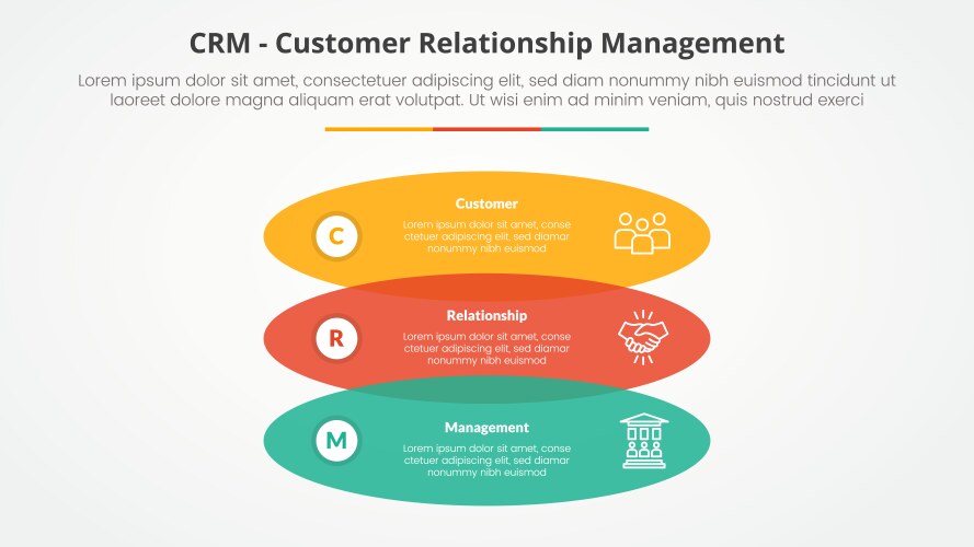 Ziele Customer Relationship Management Crm customer relationship management infographic Vector Image
