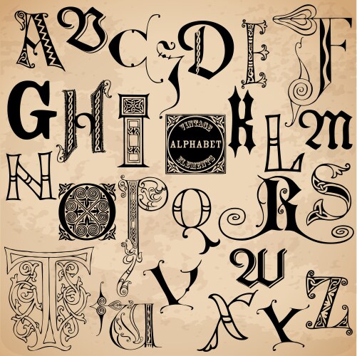 Drawn Hand Vintage Vector Images (over 570,000)