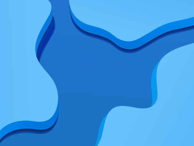 Blue corporate elegant waves abstract background Vector Image